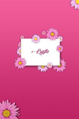 Read Online Krystle: Dot Grid Journal, Journaling Diary, Dotted Writing Log, Dot Grid Notebook Sheets to Write Inspirations, Lists, Goals - Chalex Personalized Journals | ePub