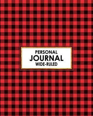 Download Personal Journal: Wide-Ruled: Red Tartan Plaid Themed Personal Journal Keeps All Your Poems, Dreams, Class Notes and Sketches in One Nifty Book! - David Daniel | ePub
