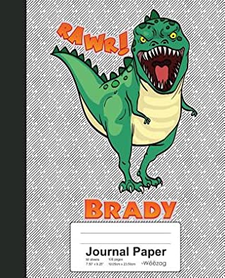 Read Journal Paper: BRADY Dinosaur Rawr T-Rex Notebook - file in PDF