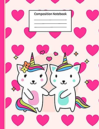 Read Online Composition Notebook: Wide Ruled Cute Caticorn Journal & Exercise Book for Girls, Teens, Kids, Primary School Students for Home or School - Rocket Studio Books | ePub