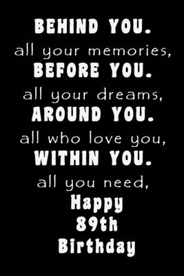 Full Download Behind You All Your Memories Before You All Your Dreams Happy Birthday: Lined Journal Happy Birthday Notebook, Diary, Logbook, Unique  Perfect Gift For Man and Woman - Ws Notebooks | ePub